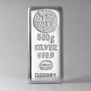 500 Gram Külçe Gümüş - 500g 999 saflıkta altın ürünü